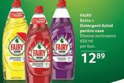 Selgros FAIRY Extra + Detergent lichid pentru vase Ofertă