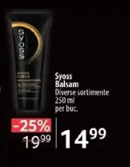 Selgros Syoss Balsam Ofertă