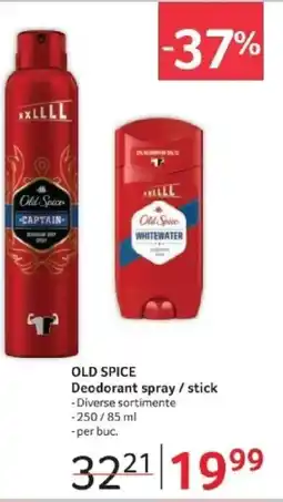 Selgros OLD SPICE Deodorant spray / stick Ofertă