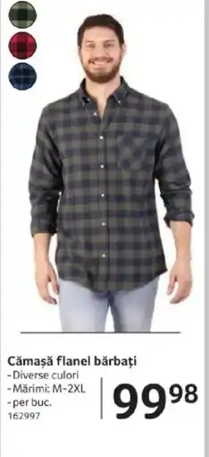 Selgros Cămaşǎ flanel bărbaţi Ofertă