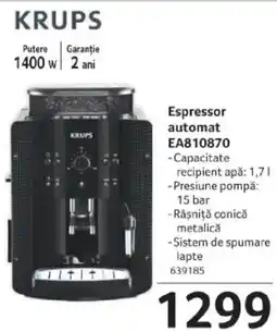 Selgros KRUPS Espressor automat EA810870 Ofertă