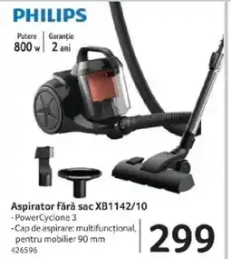 Selgros PHILIPS Aspirator fără sac XB1142/10 Ofertă