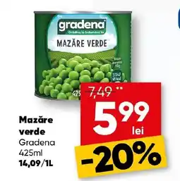 PROFI Mazăre verde Gradena Ofertă