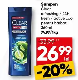 PROFI Șampon Clear refreshing / 24H fresh active cool Ofertă