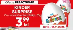 PROFI KINDER Surprise Ou ciocolată unisex/fetițe Ofertă