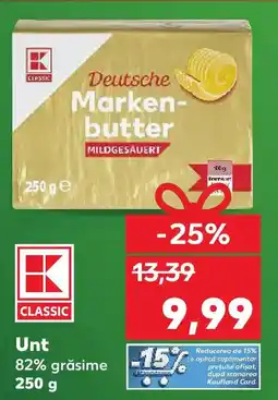 Kaufland Unt 82% grăsime Ofertă