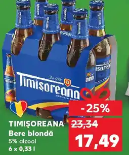 Kaufland TIMIŞOREANA Bere blondă Ofertă