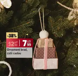 Carrefour Ornament brad, cutii cadou Ofertă