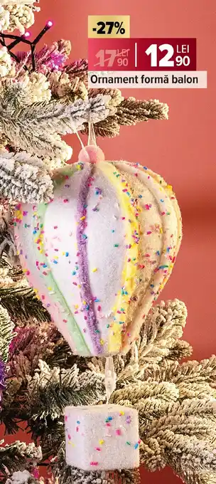Carrefour Ornament formă balon Ofertă