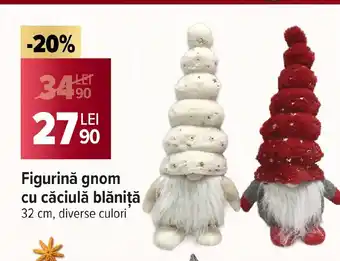Figurinǎ gnom cu căciulă blăniţă