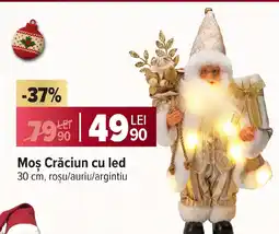 Carrefour Moş Crăciun cu led Ofertă