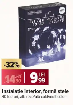 Carrefour Instalaţie interior, formă stele Ofertă