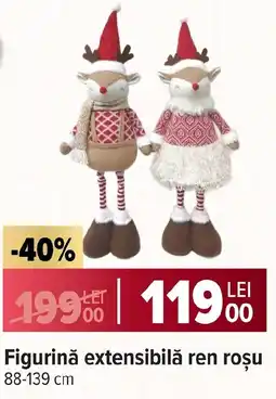 Carrefour Figurină extensibilă ren roşu Ofertă
