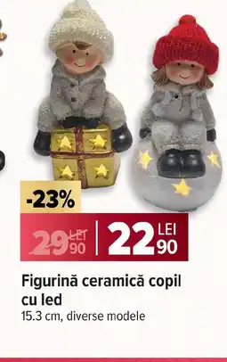 Carrefour Figurină ceramică copil cu led Ofertă