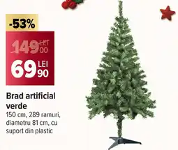 Carrefour Brad artificial verde Ofertă