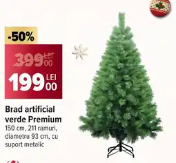 Carrefour Brad artificial verde Premium Ofertă