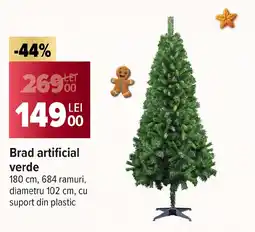 Carrefour Brad artificial verde Ofertă