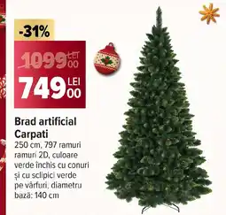 Carrefour Brad artificial Carpati Ofertă