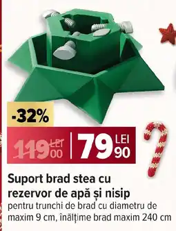 Carrefour Suport brad stea cu rezervor de apă şi nisip Ofertă