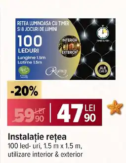 Carrefour Instalaţie reţea Ofertă