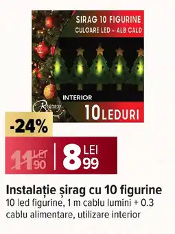 Carrefour Instalaţie şirag cu 10 figurine Ofertă