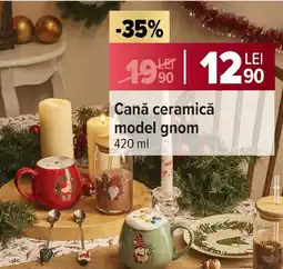 Carrefour Cană ceramică model gnom Ofertă