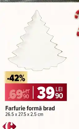 Carrefour Farfurie formă brad Ofertă
