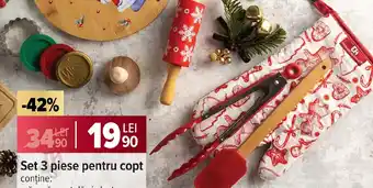 Carrefour Set 3 piese pentru copt Ofertă