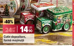 Carrefour Cutie depozitare, formă maşinuţă Ofertă