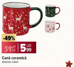 Carrefour Cană ceramică Ofertă