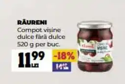 Annabella RÅURENI Compot visine dulce färä dulce Ofertă