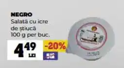 Annabella NEGRO Salată cu icre de știucă Ofertă