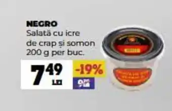 NEGRO Salată cu icre de crap si somon