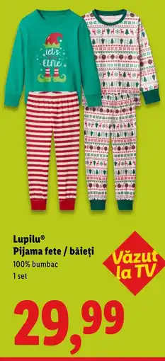 Lidl Lupilu® Pijama fete / băieți Ofertă