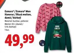 Lidl Esmara® / EsmaraⓇ Men Hanorac / Bluzǎ molton, damă / bărbați Ofertă