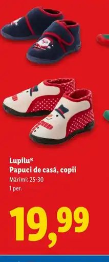 Lidl Lupilu® Papuci de casă, copii Ofertă