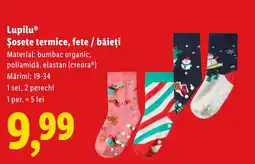 Lidl Lupilu® Şosete termice, fete / băieţi Ofertă
