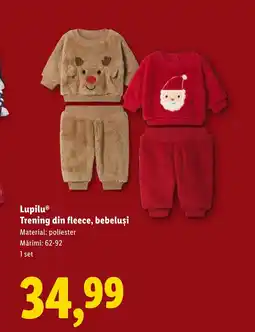 Lidl Lupilu® Trening din fleece, bebeluşi Ofertă