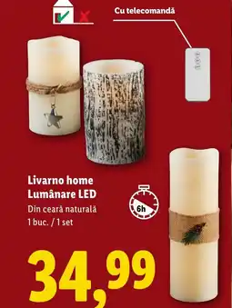 Lidl Livarno Home Lumânare LED Ofertă