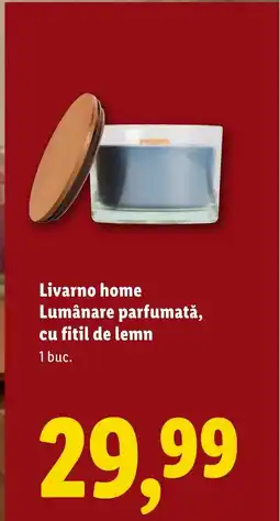 Lidl Livarno Home Lumânare parfumată, cu fitil de lemn Ofertă