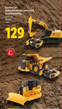 Lidl Carrera Cat Autovehicule de construcții, cu telecomandă Ofertă