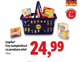 Lidl LupiluⓇ Coș cumpărături cu produse mini Ofertă