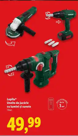 Lidl Lupilu® Unelte de jucărie cu lumini şi sunete Ofertă