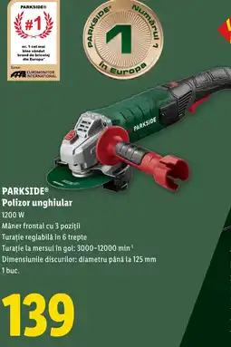 Lidl PARKSIDE® Polizor unghiular Ofertă