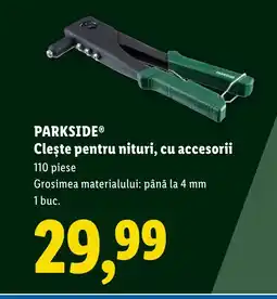 Lidl PARKSIDEⓇ Cleşte pentru nituri, cu accesorii Ofertă
