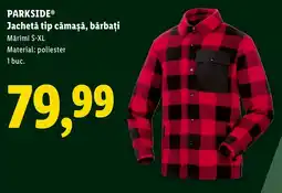 Lidl PARKSIDEⓇ Jachetă tip cămașă, bărbați Ofertă