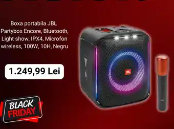 Boxa portabila JBL Partybox Encore, Bluetooth