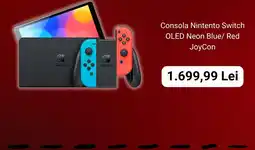 Carrefour Consola Nintento Switch OLED Neon Blue/Red JoyCon Ofertă