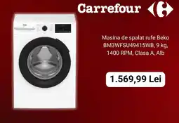 Carrefour Masina de spalat rufe Beko BM3WFSU49415WB Ofertă