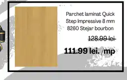 Proges Parchet laminat Quick Step Impressive 8 mm 8260 Stejar bourbon Ofertă